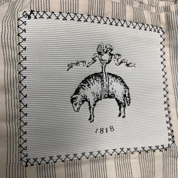 BLACK FLEECE Size 38 Black Wool Notch Lapel Sport Coat - Picture 7 of 10